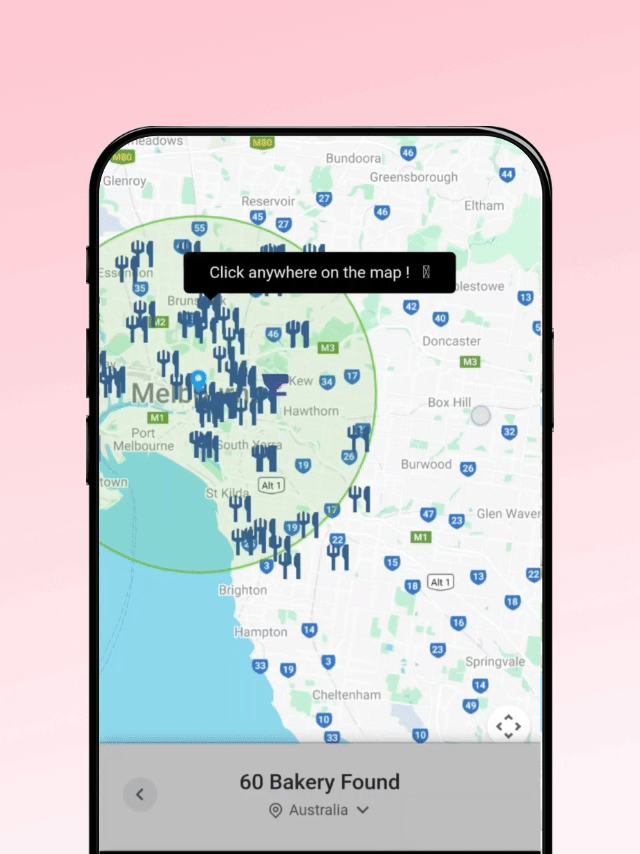 Map Tapping for Instant Leads